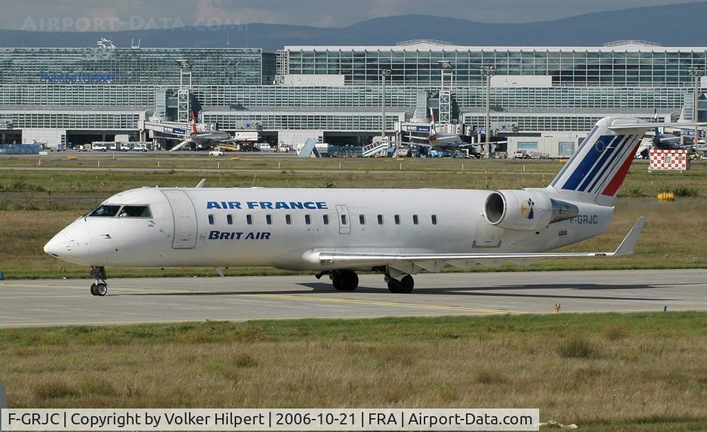 F-GRJC, 1995 Canadair CRJ-100PF (CL-600-2B19) C/N 7085, Britair CRJ100ER