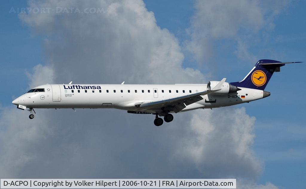 D-ACPO, 2003 Canadair CRJ-701ER (CL-600-2C10) Regional Jet C/N 10085, Lufthansa Cityline CRJ701ER