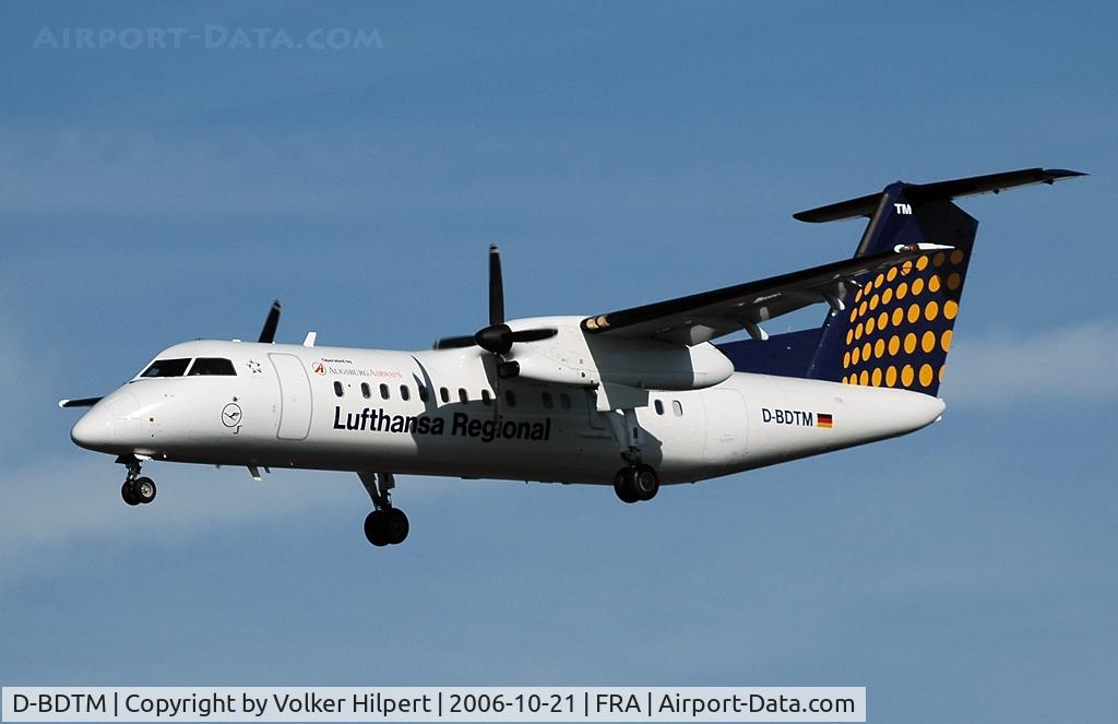 D-BDTM, 2000 De Havilland Canada DHC-8-314Q Dash 8 C/N 545, Augsburg Airlines DHC-8-314Q300