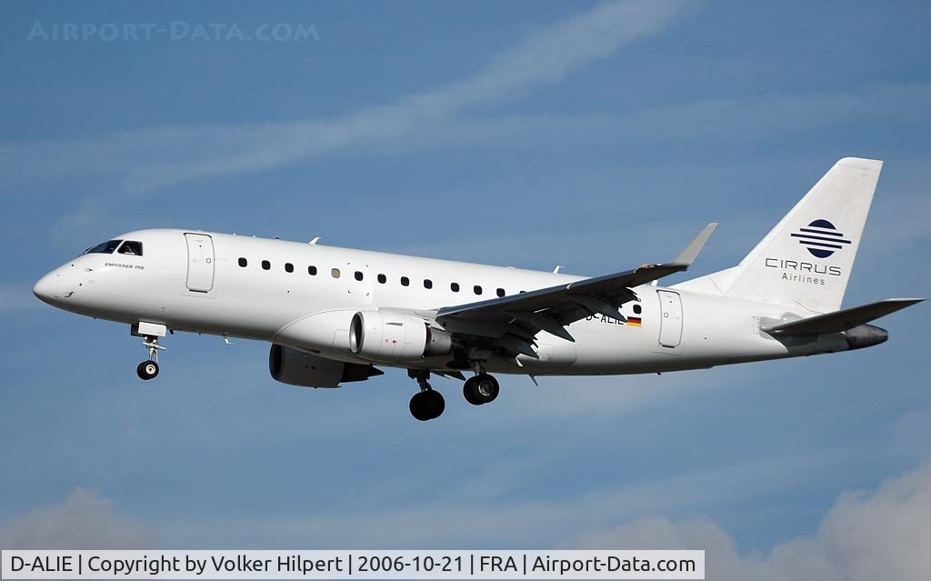 D-ALIE, 2004 Embraer 170LR (ERJ-170-100LR) C/N 17000059,  Cirrus Airlines Embraer ERJ-170-100LR