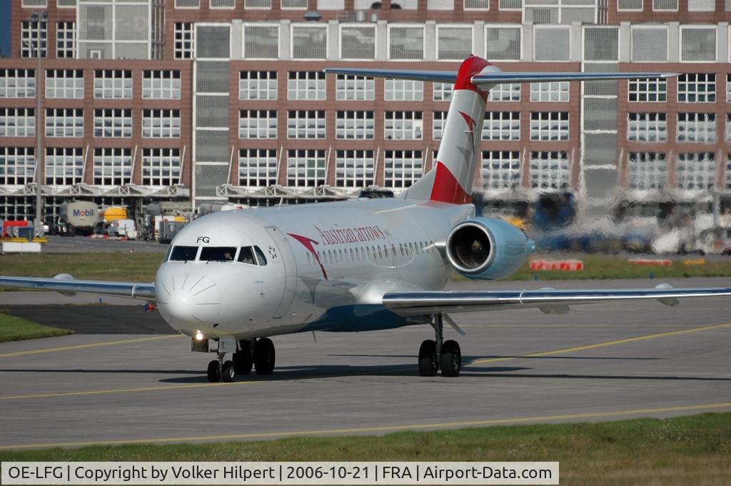 OE-LFG, 1995 Fokker 70 (F-28-0070) C/N 11549, Austrian Arrows Fokker F70