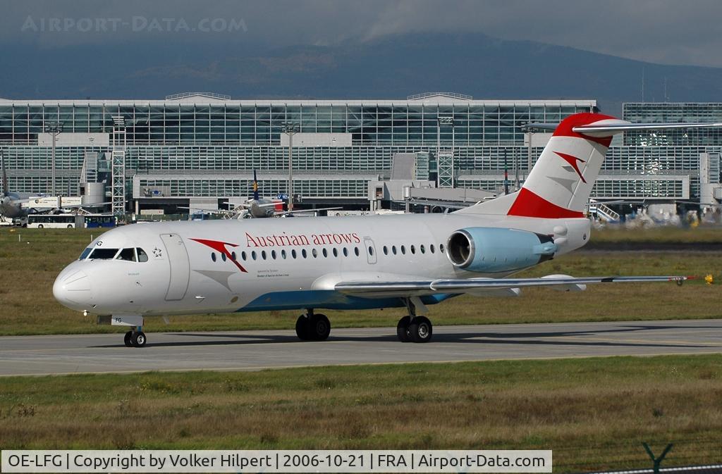 OE-LFG, 1995 Fokker 70 (F-28-0070) C/N 11549, Austrian Arrows Fokker F70