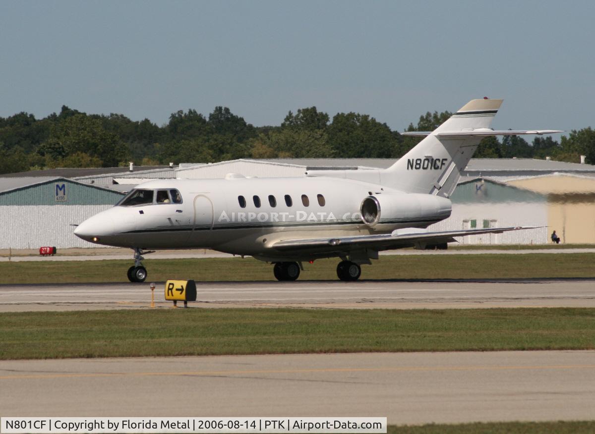 N801CF, British Aerospace BAe.125 Series 800A C/N 258185, PTK