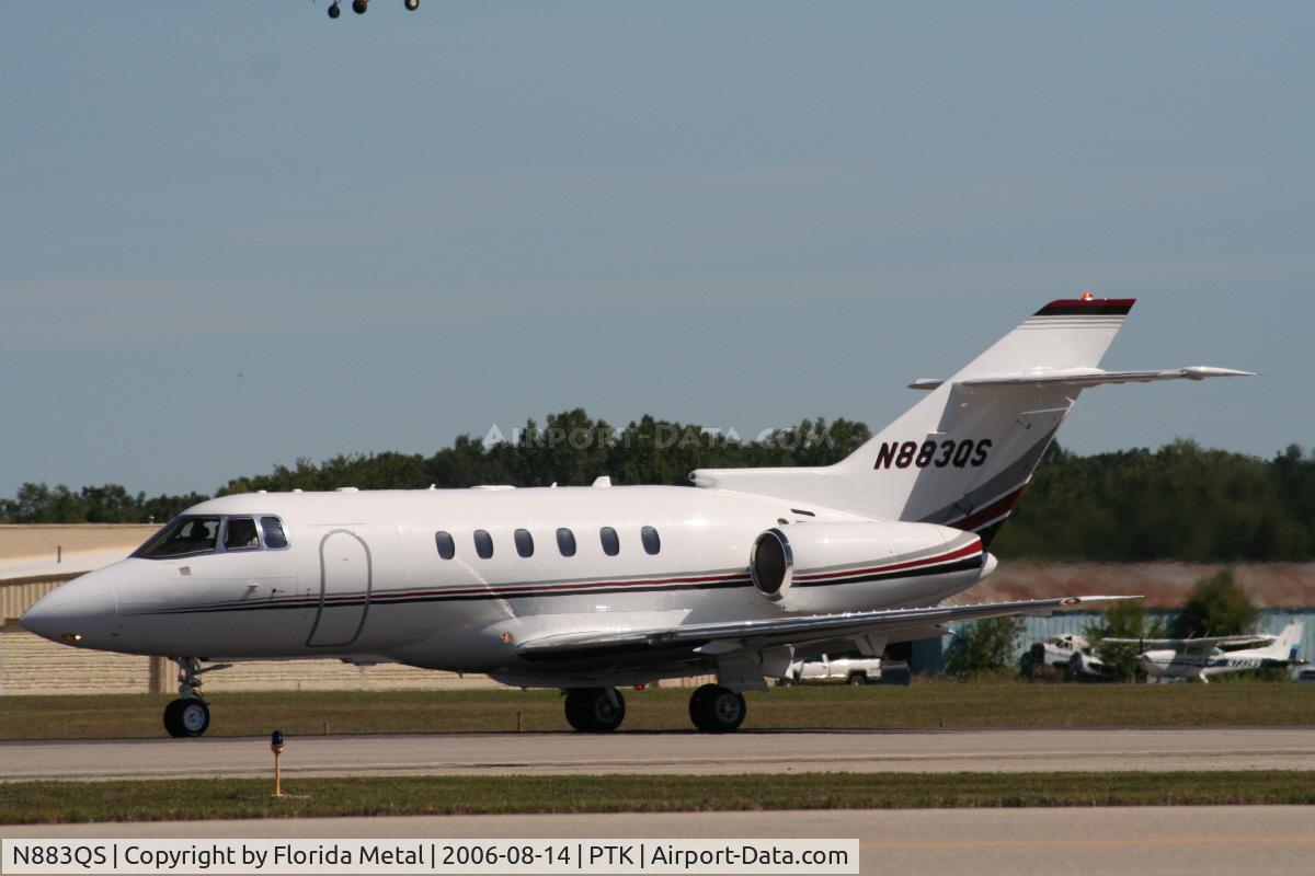 N883QS, 2006 Raytheon Hawker 800XP C/N 258773, Hawker at PTK