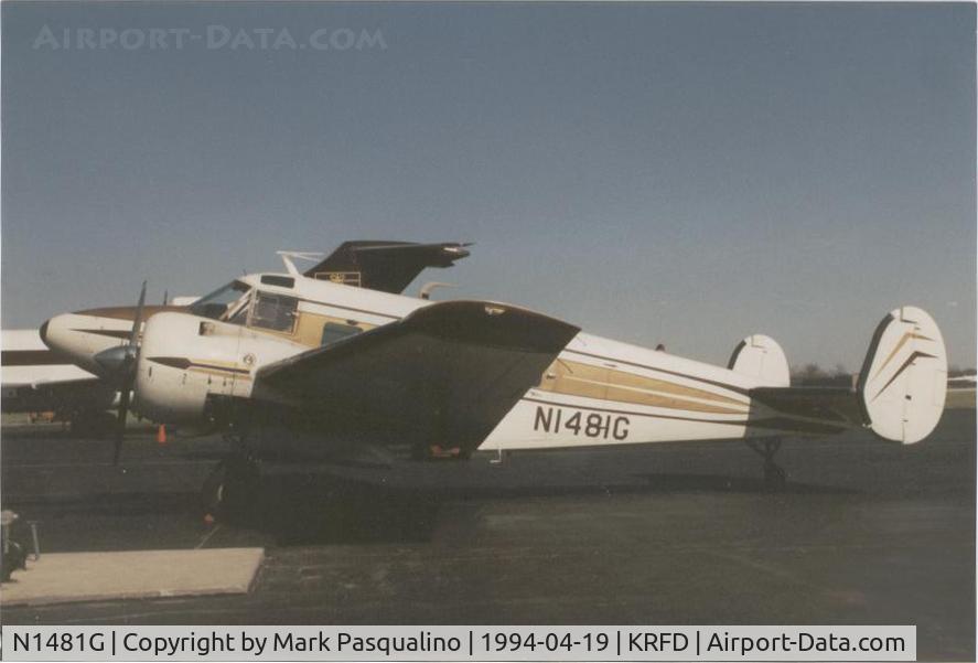 N1481G, 1962 Beech H-18 C/N BA-628, Beech H18