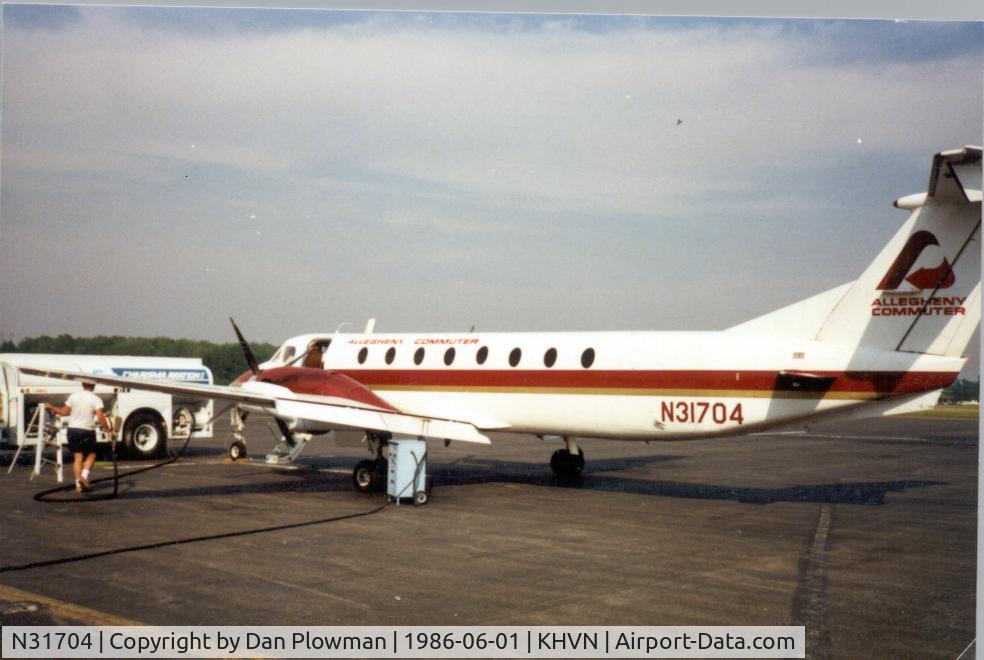 N31704, 1984 Beech 1900C C/N UB-12, New Haven CT