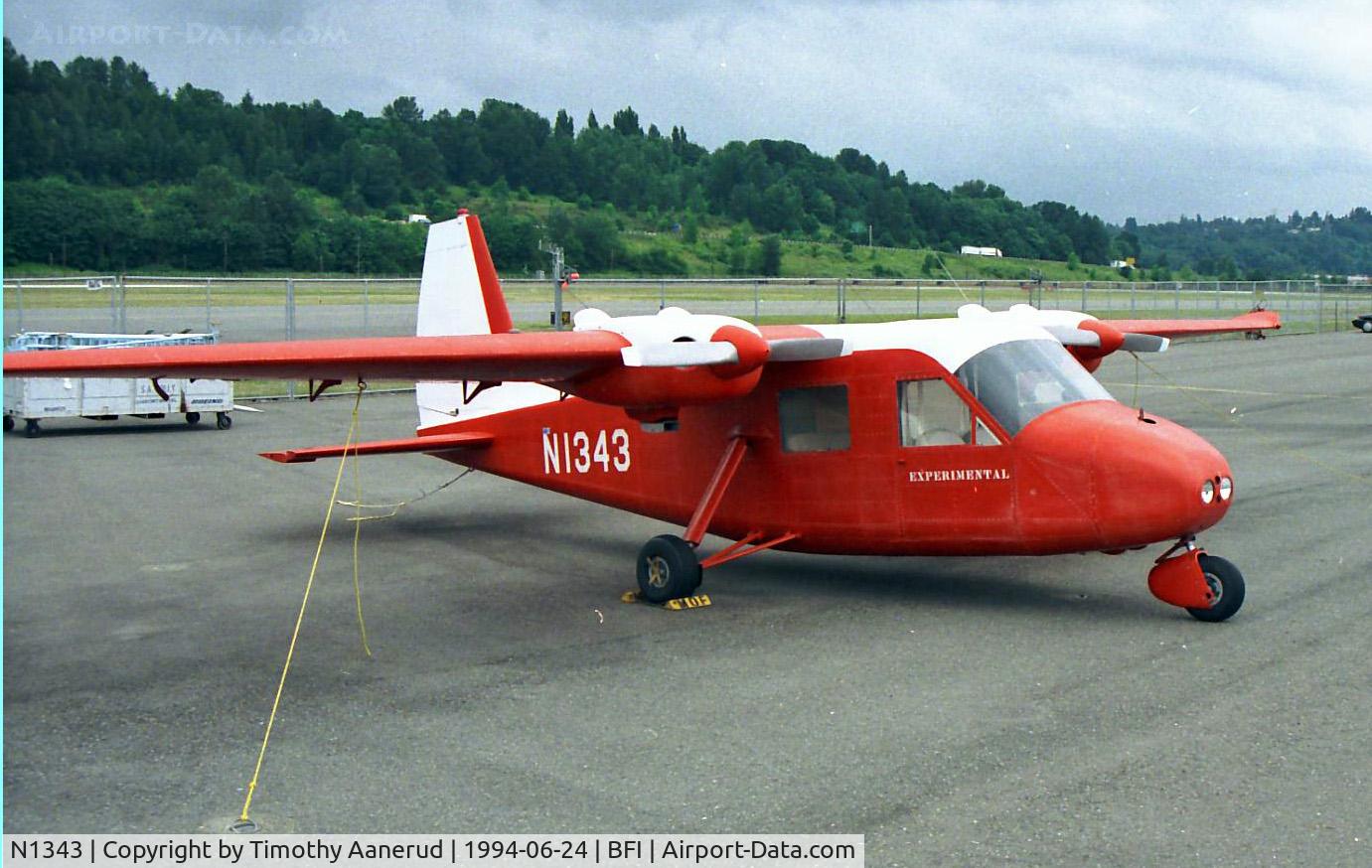 N1343, 1967 Wickham Model B C/N 1, Parked outside at the Seattle Museum of Flight, recently spotted in EAA Sport Aviation, Sep 2006, page 71; Attending the Arlington, WA 2006 Fly-In.