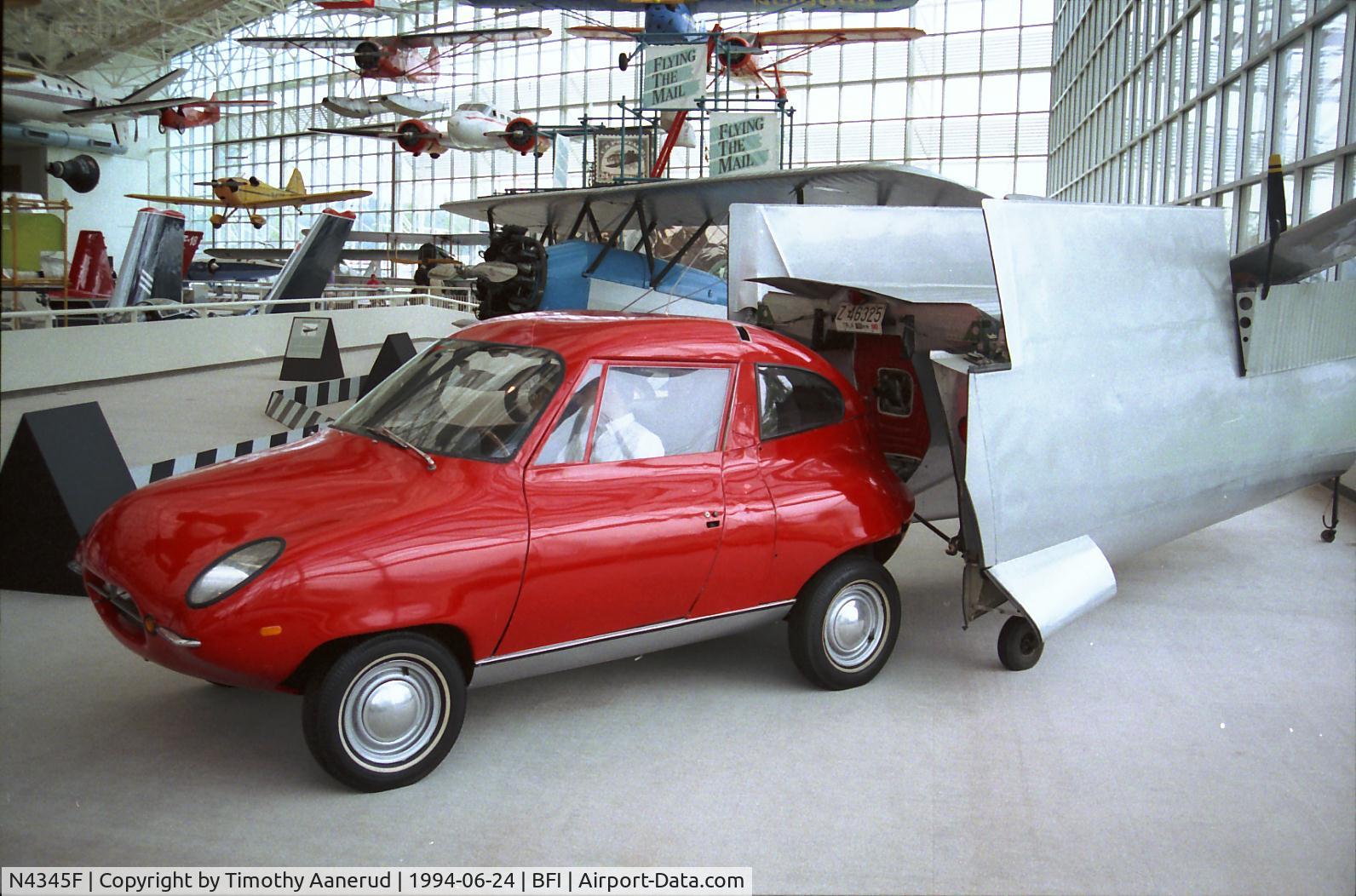 N4345F, Aerocar III C/N 1, Seattle Museum of Flight, the last of 5 AeroCars