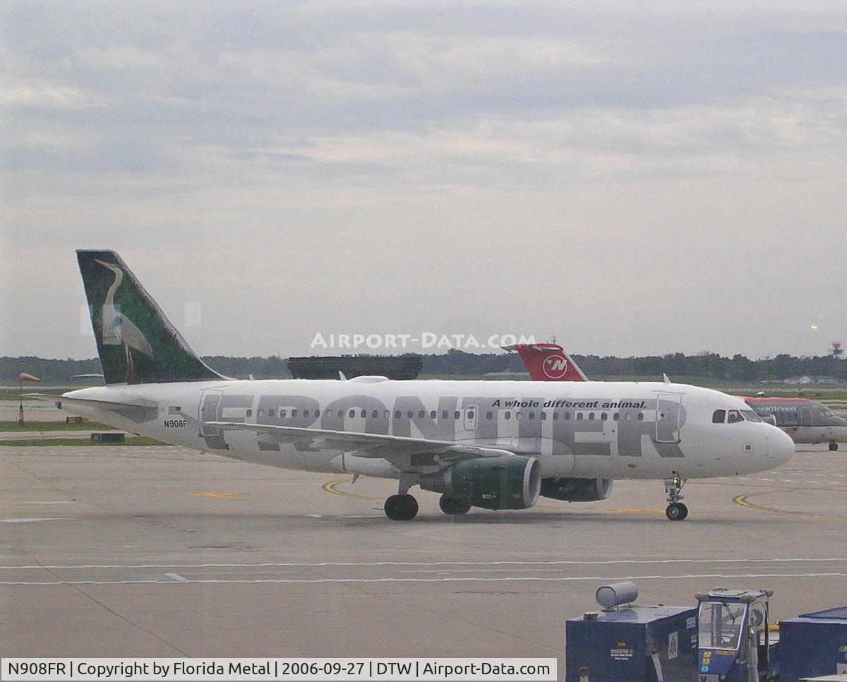 N908FR, 2002 Airbus A319-111 C/N 1759, Holly the Heron