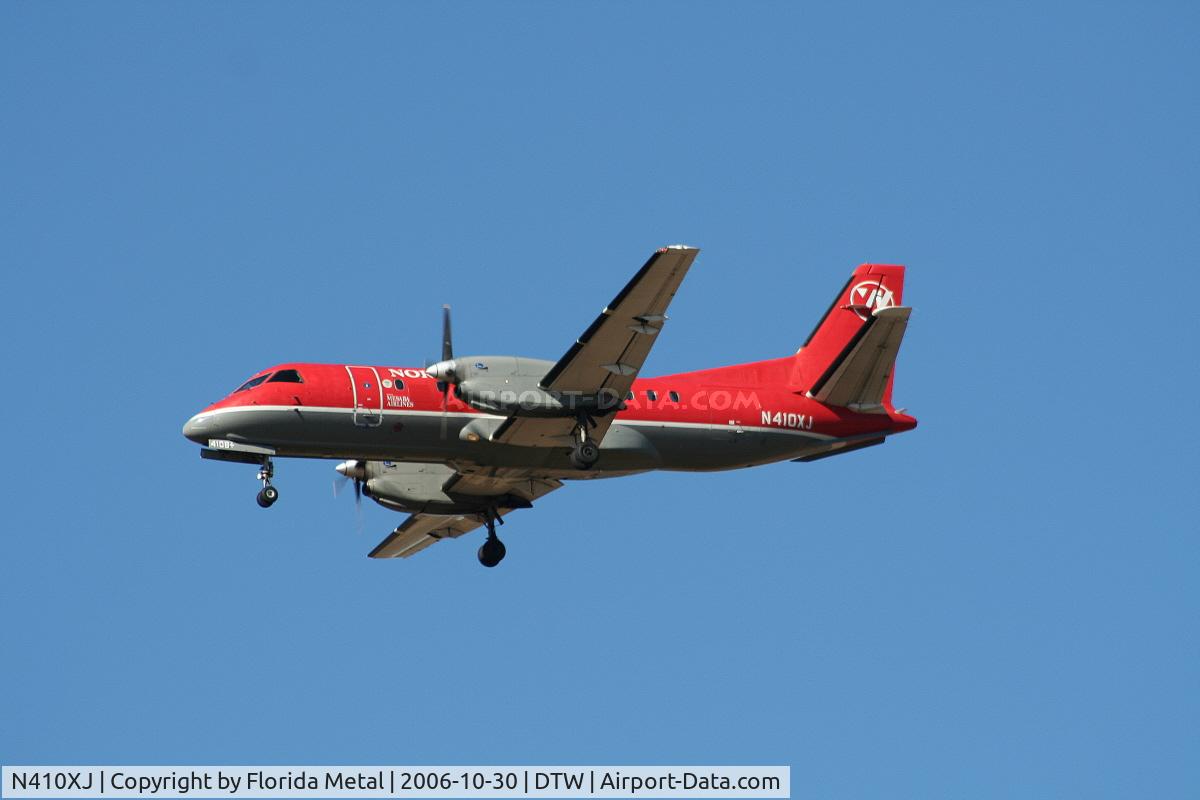 N410XJ, 1997 Saab 340B C/N 340B-410, Mesaba 340
