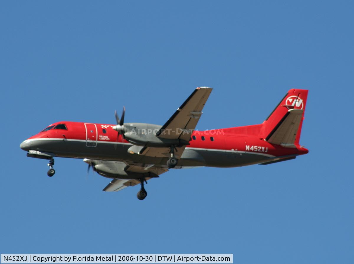 N452XJ, 1998 Saab 340B C/N 340B-452, Mesaba
