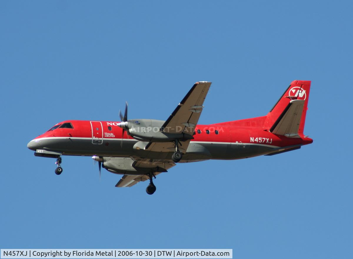 N457XJ, 1998 Saab 340B+ C/N 340B-457, Mesaba