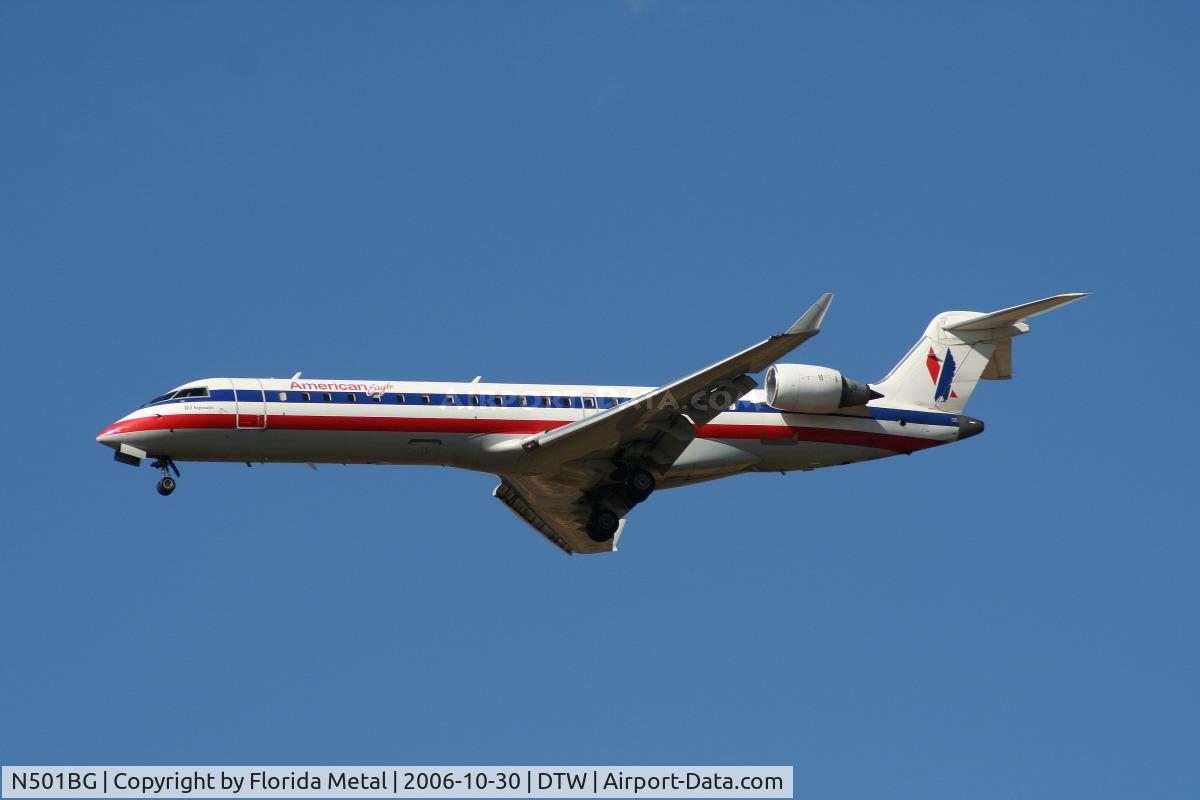 N501BG, 2001 Bombardier CRJ-701ER (CL-600-2C10) Regional Jet C/N 10017, Eagle CRJ-700