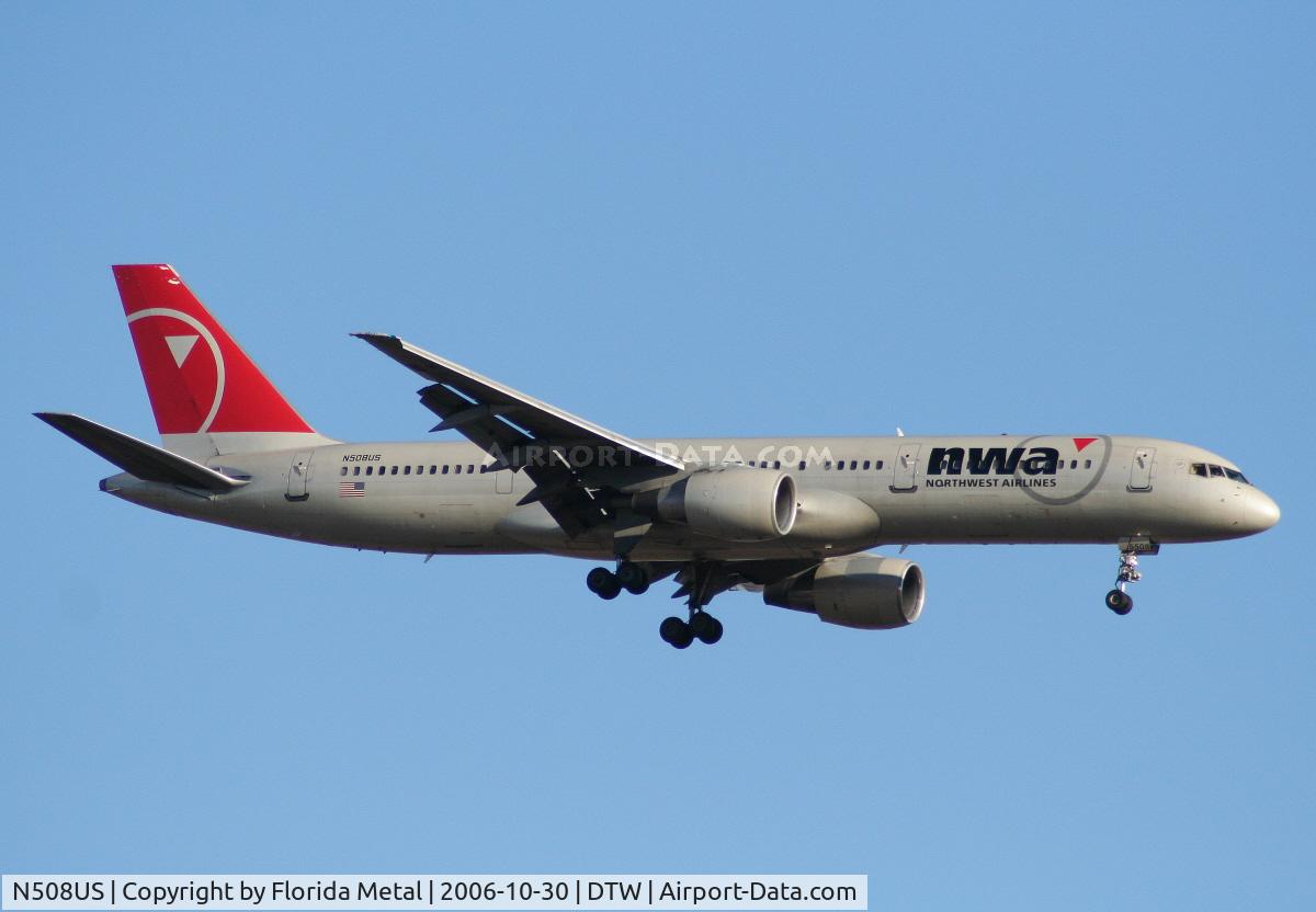 N508US, 1985 Boeing 757-251 C/N 23197, NW 752