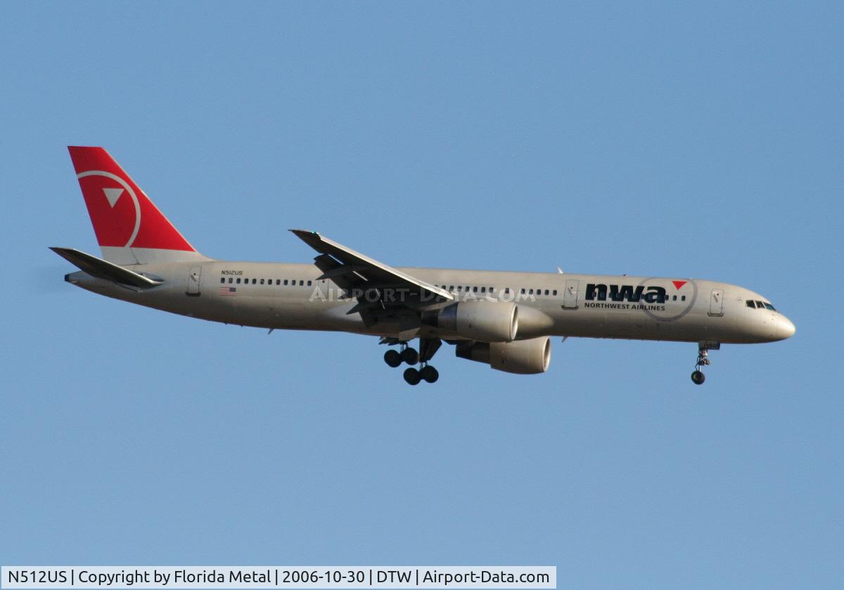 N512US, 1985 Boeing 757-251 C/N 23200, NW 752