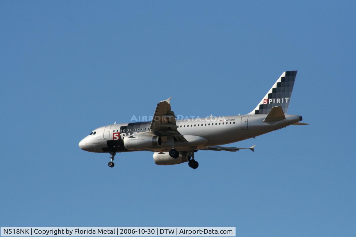 N518NK, 2006 Airbus A319-132 C/N 2718, Spirit A319