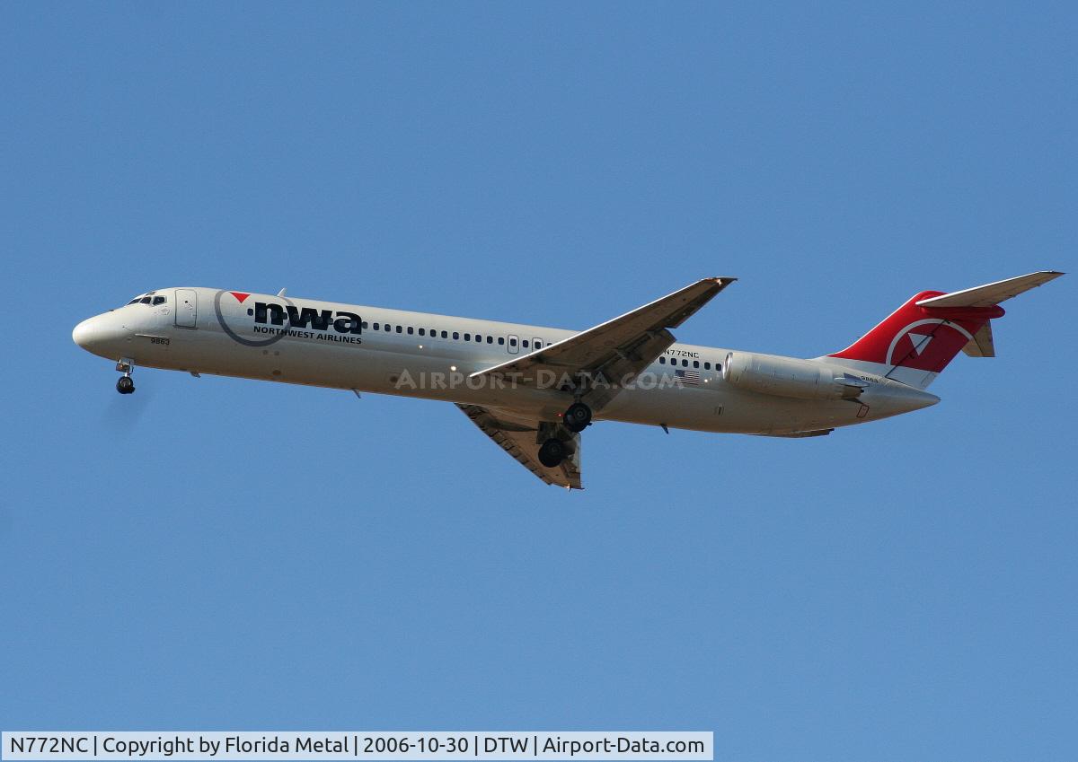 N772NC, 1978 McDonnell Douglas DC-9-51 C/N 47774, DC-9-51