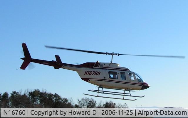 N16760, 1977 Bell 206L LongRanger C/N 45081, Shot at Seiverville Tn.