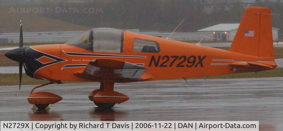 N2729X, 1970 American AA-1 Yankee C/N AA1-0320, 1970 American AA11 in Danvile Va.