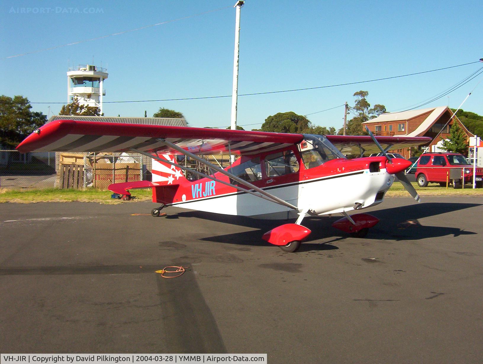 VH-JIR, 1979 American Champion 8KCAB Decathlon C/N 528-79, Decathlon at Moorabbin