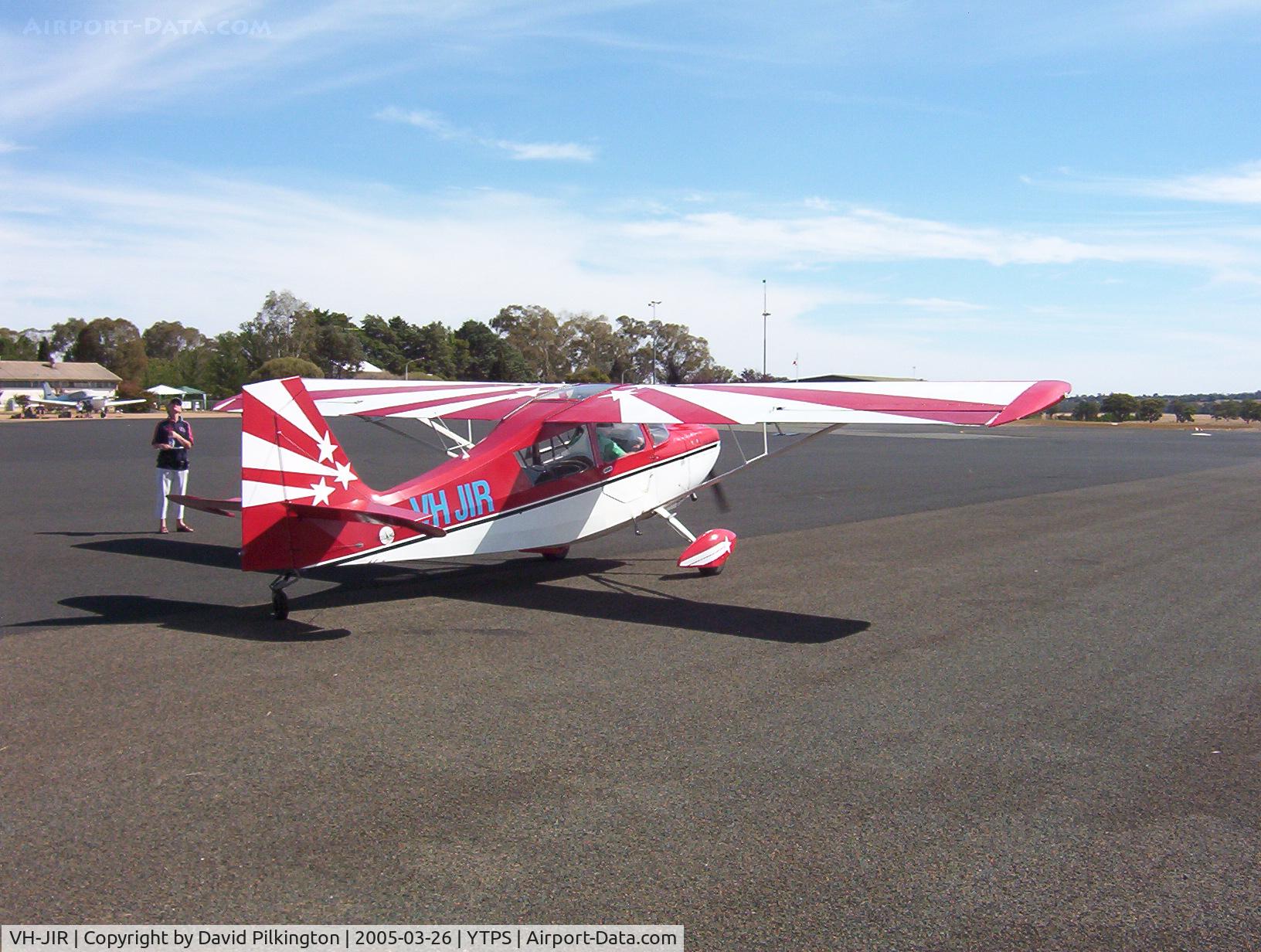 VH-JIR, 1979 American Champion 8KCAB Decathlon C/N 528-79, Decathlon at Parkes, NSW