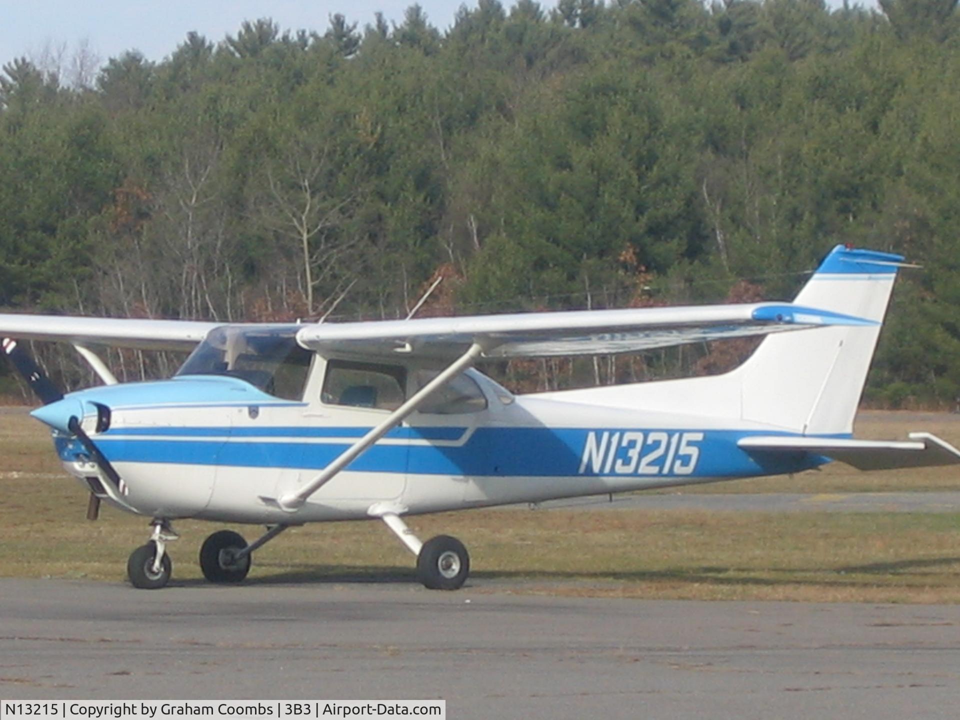 N13215, 1973 Cessna 172M C/N 17262580, Taken from behind the fence at 3B3