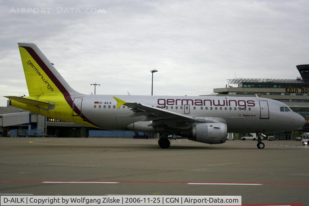 D-AILK, 1997 Airbus A319-114 C/N 679, visitor