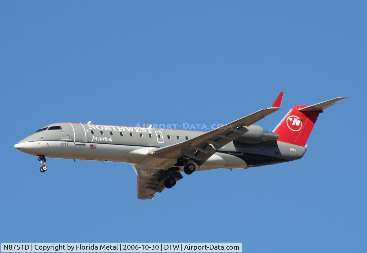 N8751D, 2003 Canadair CRJ-200 (CL-600-2B19) C/N 7751, CRJ