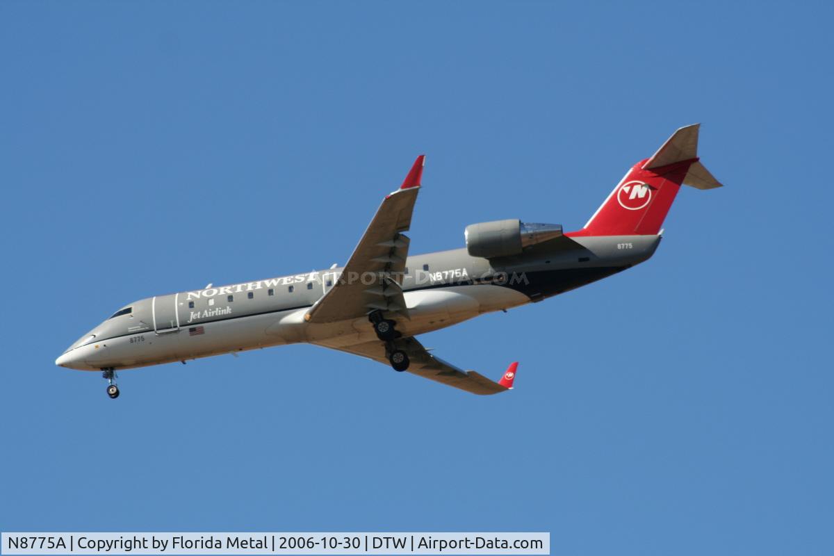 N8775A, 2003 Canadair CRJ-440 (CL-600-2B19) Regional Jet C/N 7775, CRJ