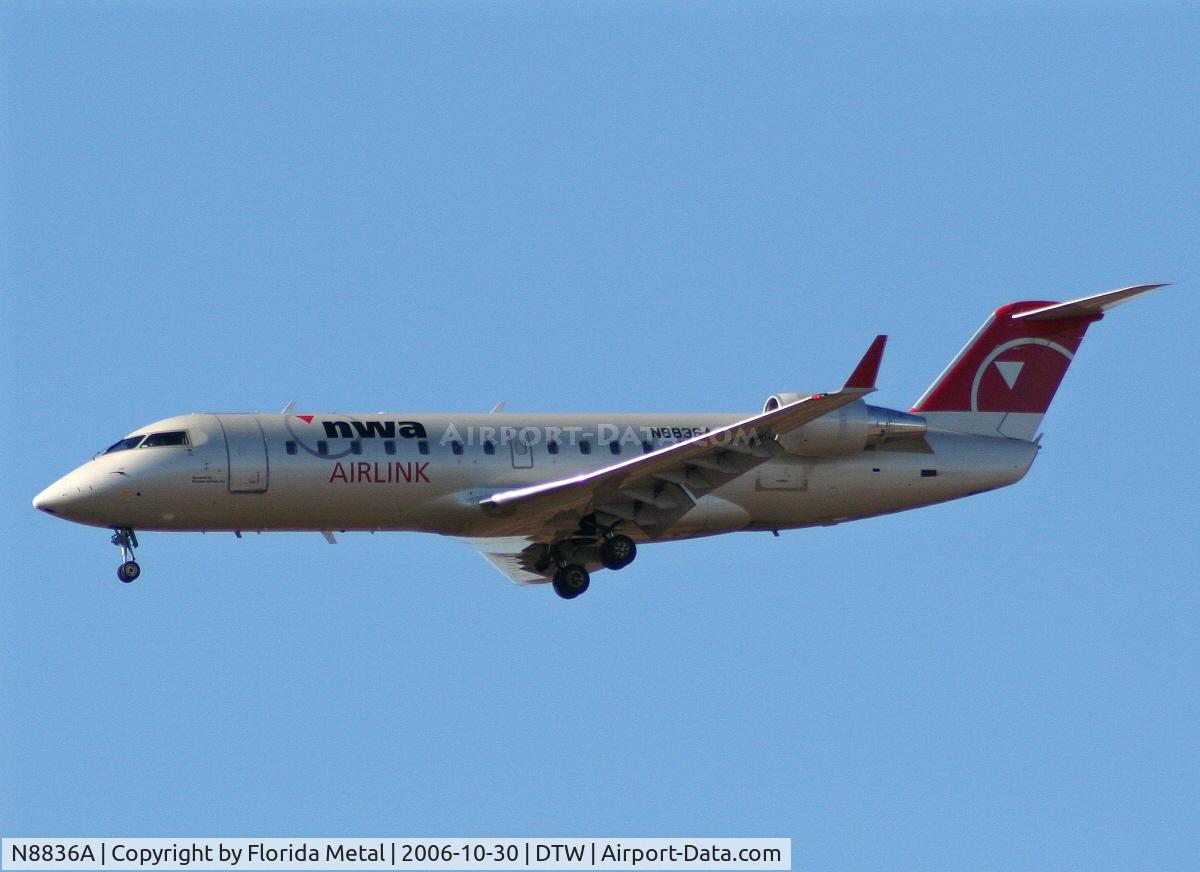 N8836A, 2003 Bombardier CRJ-200 (CL-600-2B19) C/N 7836, CRJ