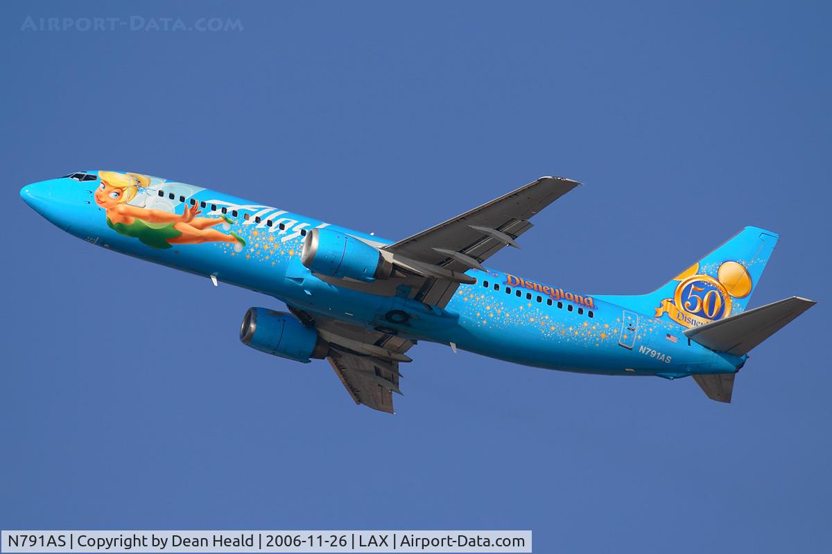 N791AS, 1997 Boeing 737-490 C/N 28886, Alaska Airlines N791AS 