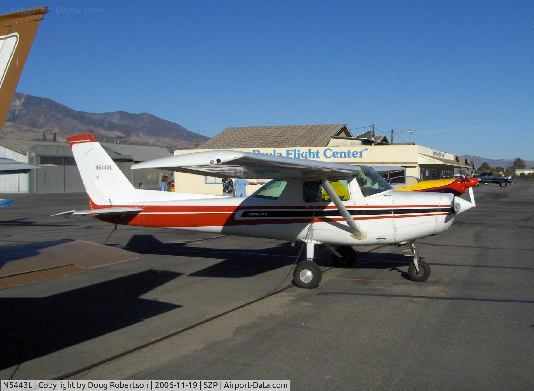 N5443L, 1980 Cessna 152 C/N 15284315, 1980 Cessna 152L, Lycoming O-236-L2C 110 Hp
