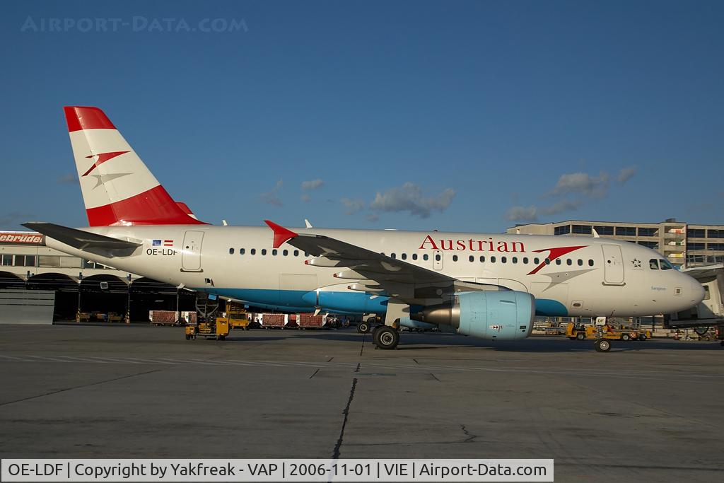 OE-LDF, 2005 Airbus A319-112 C/N 2547, Austrian Airlines Airbus 319