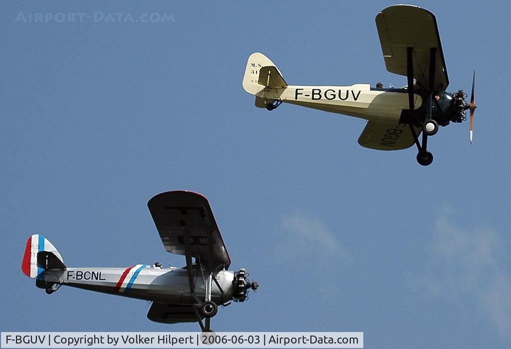 F-BGUV, Morane-Saulnier MS.317 C/N 297, Morane-Saulnier MS.317 F-BGUV together with MS.317 F-BCNL