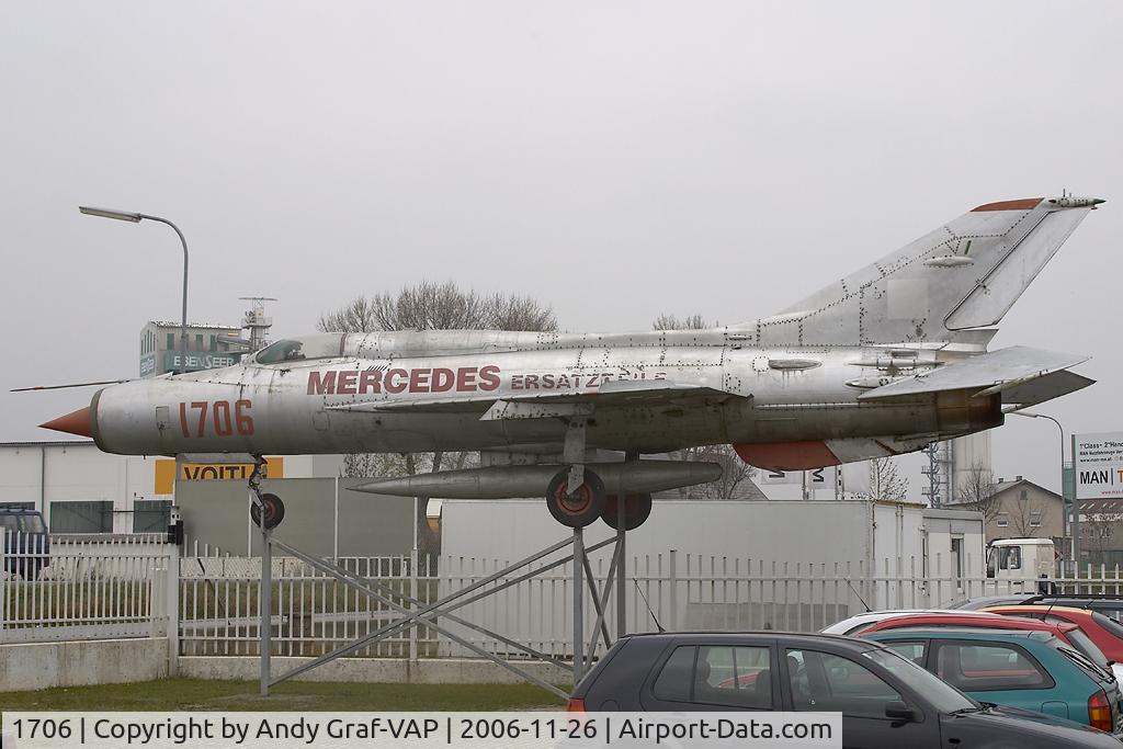 1706, Mikoyan-Gurevich MiG-21PF C/N 761706, MIG 21 ex Polish Air Force