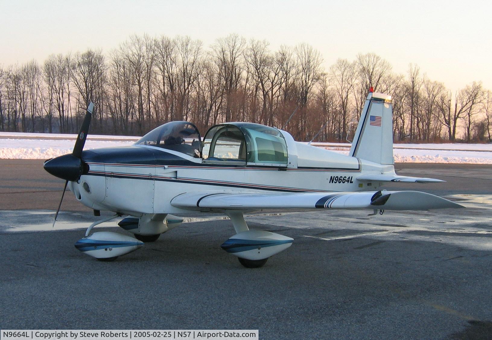 N9664L, 1973 Grumman American AA-1B Trainer C/N AA1B-0164, Stopped at N57 for some fuel ready to fly some more.