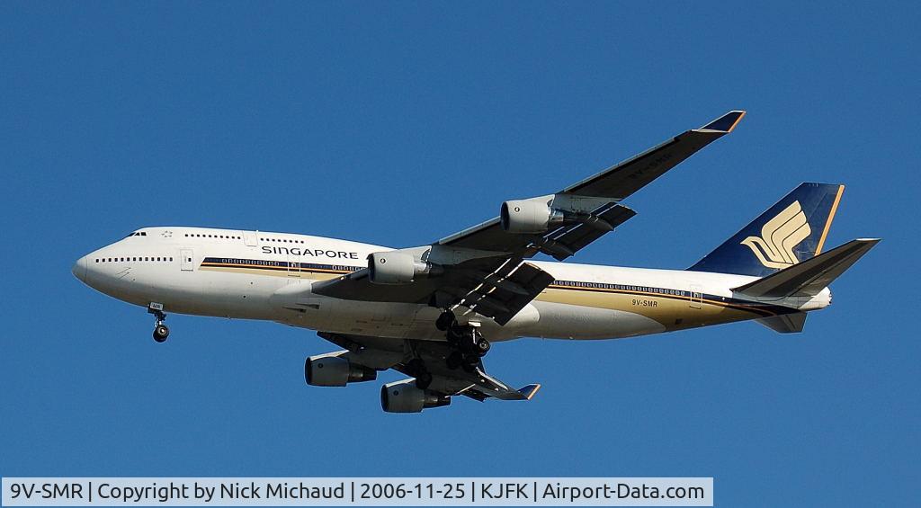 9V-SMR, 1993 Boeing 747-412BCF C/N 27133, Singapore landing 31R from Germany