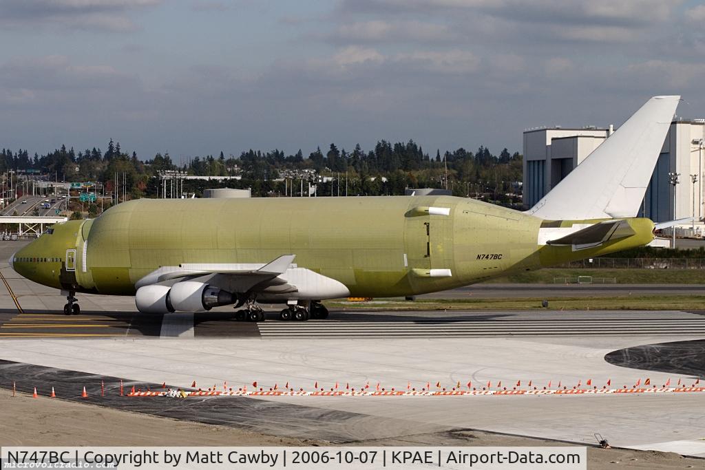 N747BC, 1992 Boeing 747-4J6 C/N 25879, At Paine Field, Everett, Washington.