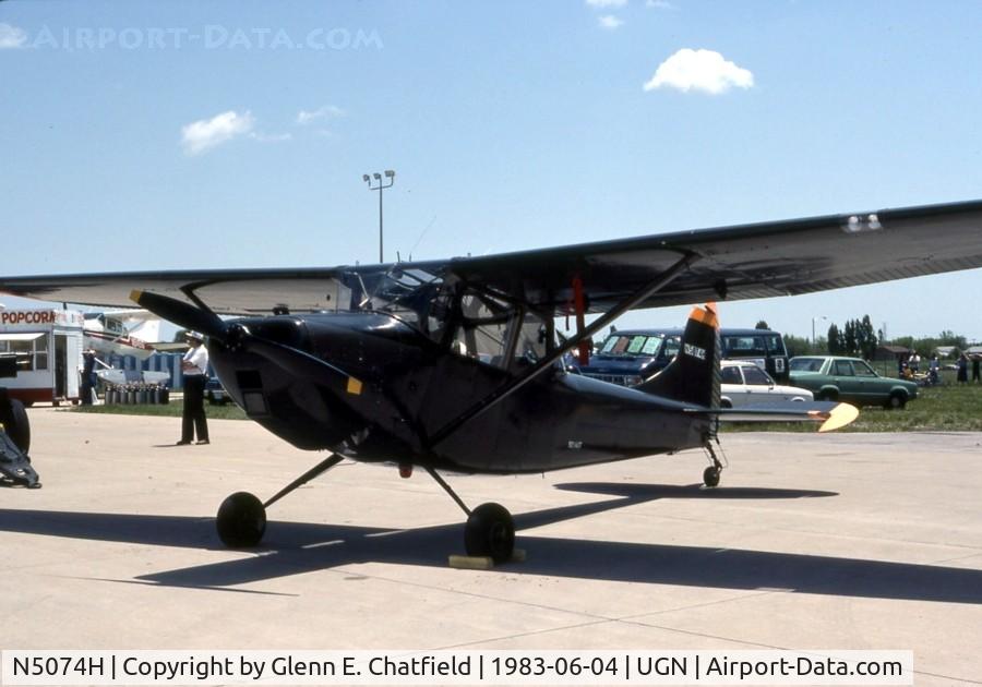 N5074H, 1950 Cessna 305A C/N 21091, 51-1417 in town for an air show
