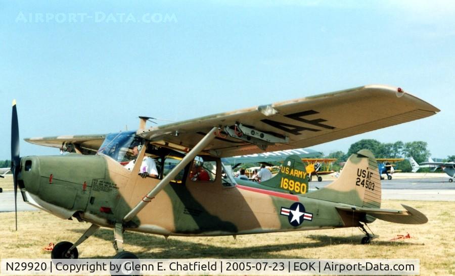 N29920, Cessna 305C (0-1E) C/N 24503, O-1E at the Liason Bird fly-in