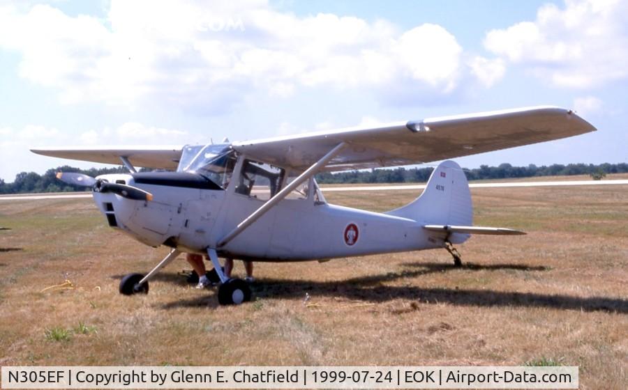 N305EF, Cessna L-19E Bird Dog C/N 24576, O-1E at the Liason Bird fly-in