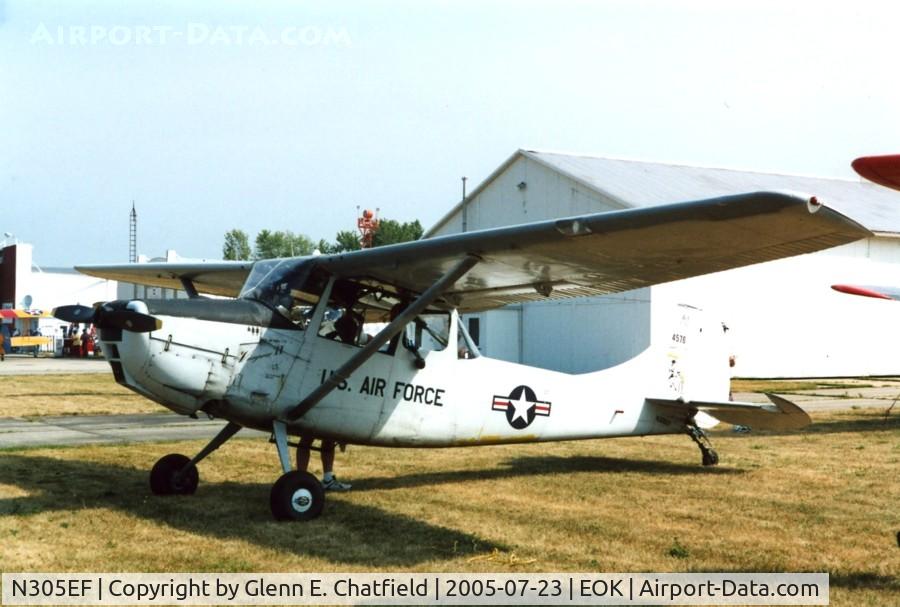 N305EF, Cessna L-19E Bird Dog C/N 24576, O-1E at the Liason Bird fly-in
