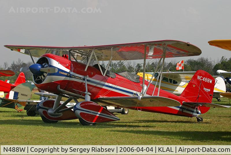 N488W, Stearman 4-CM-1 Senior Speedmail C/N 4036, Sun-n-fun 2006