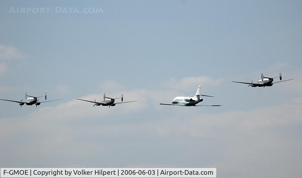 F-GMOE, 1993 Dassault Falcon 2000 C/N 1, Prototype of Dassault-Breguet Falcon 2000 together with 3 Dassault Flamants