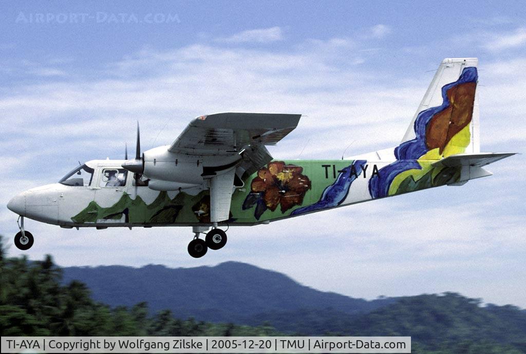 TI-AYA, 1971 Britten-Norman BN-2A-8 Islander C/N 626, visitor