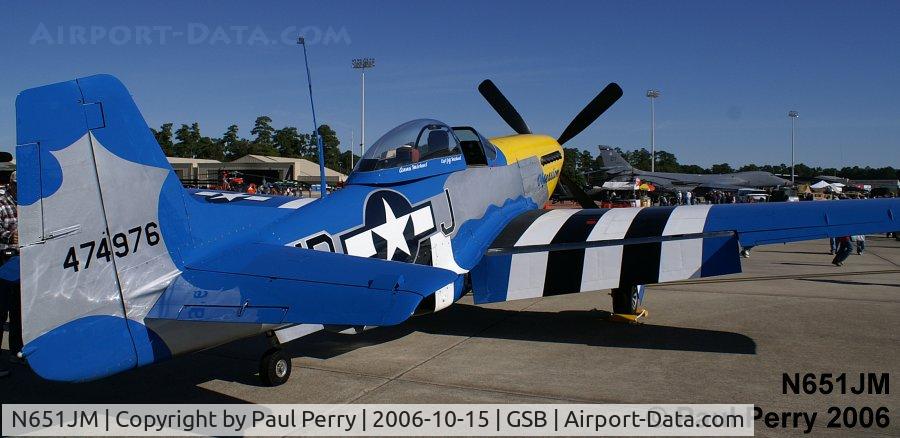 N651JM, 1944 North American/aero Classics P-51D C/N 44-74976, The Mustang 
