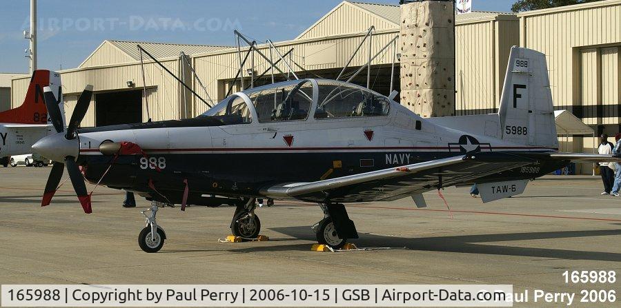 165988, Raytheon T-6A Texan II C/N PT-161, One of the Texan IIs on the ramp