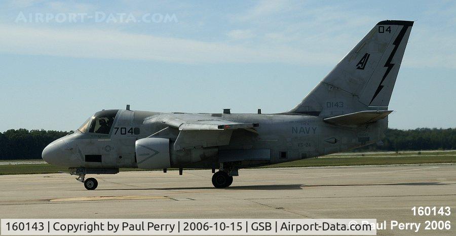 160143, Lockheed S-3B Viking C/N 394A-1125, Profiling as she readies for the taxi out