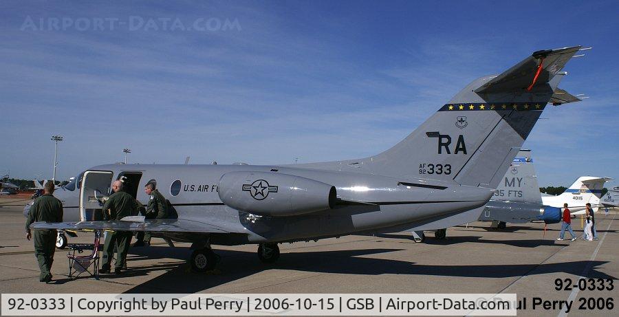 92-0333, 1992 Beechcraft T-1A Jayhawk C/N TT-47, The military version of the Beech 400A