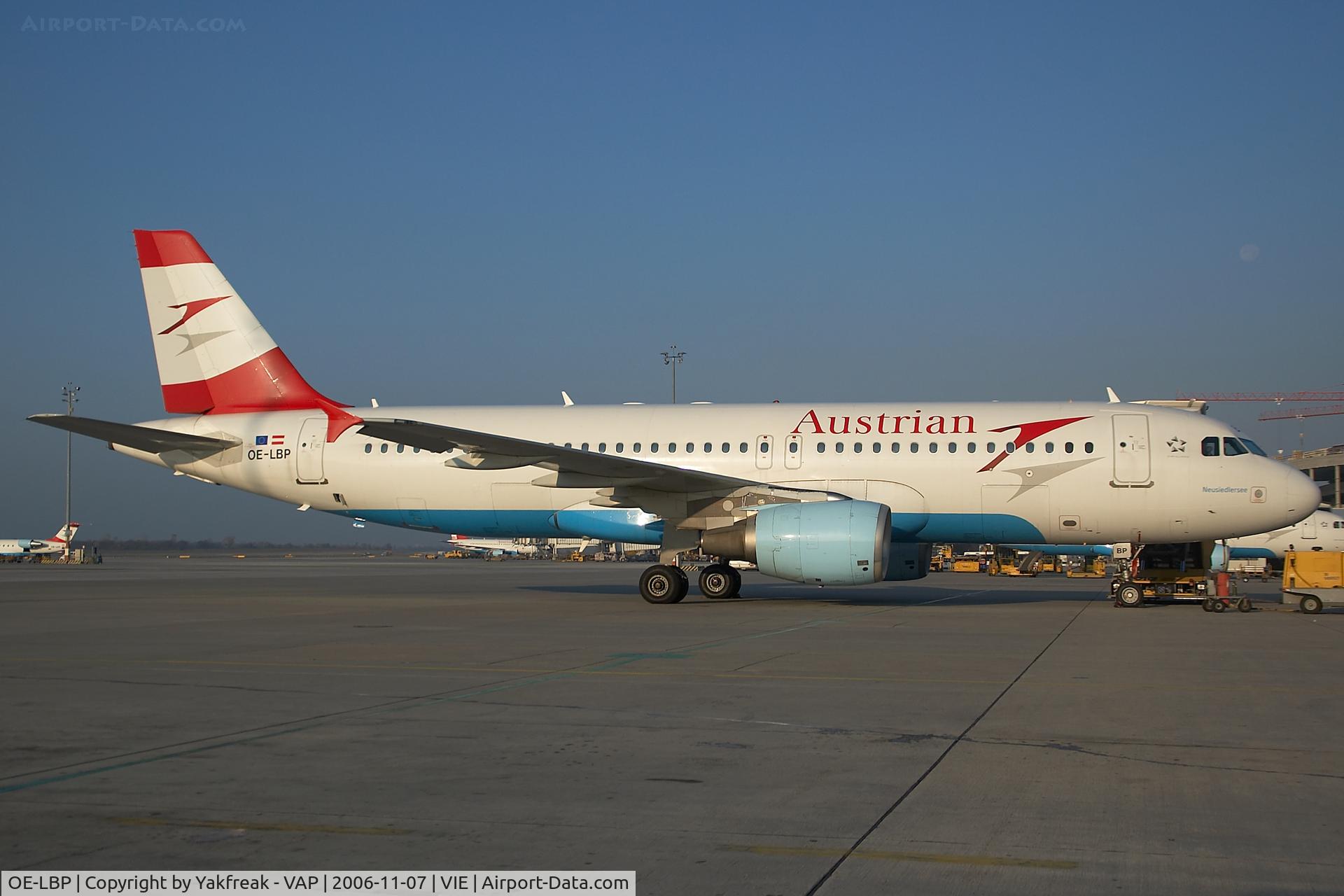 OE-LBP, 1998 Airbus A320-214 C/N 797, Austrian Airlines Airbus 320